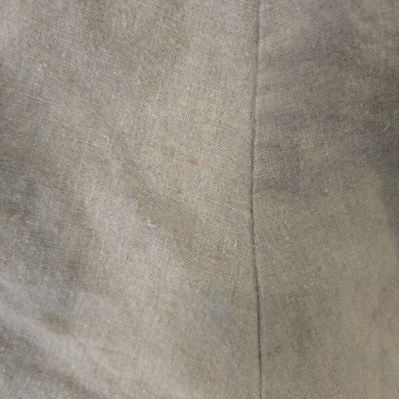 Eileen Fisher Shorts Womens PS Light Brown Bermuda 100% Organic Linen Canvas - Picture 9 of 9